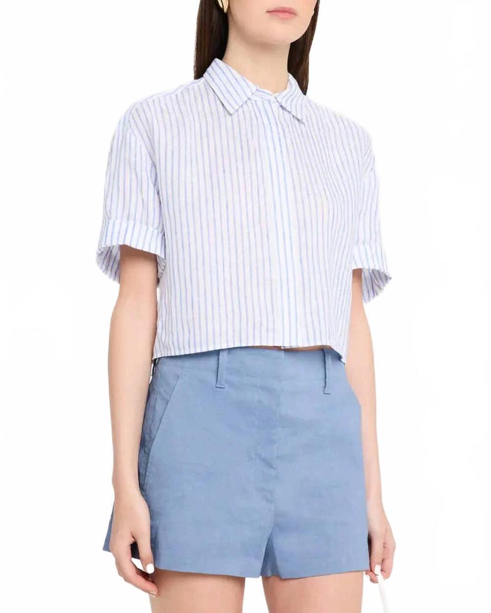 NEW A.L.C. mel top in white/blue